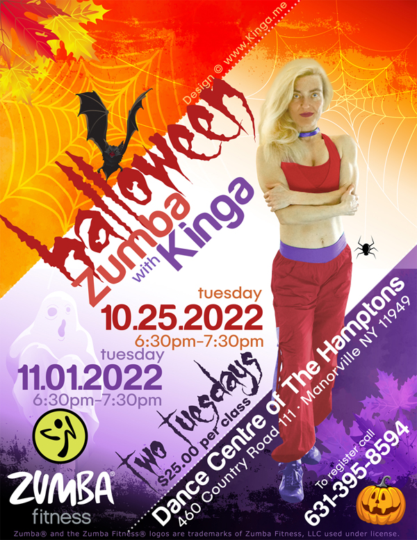 Hamptons Halloween Zumba 2022 Dance Fitness with Artist / Fitness Dancer KINGA