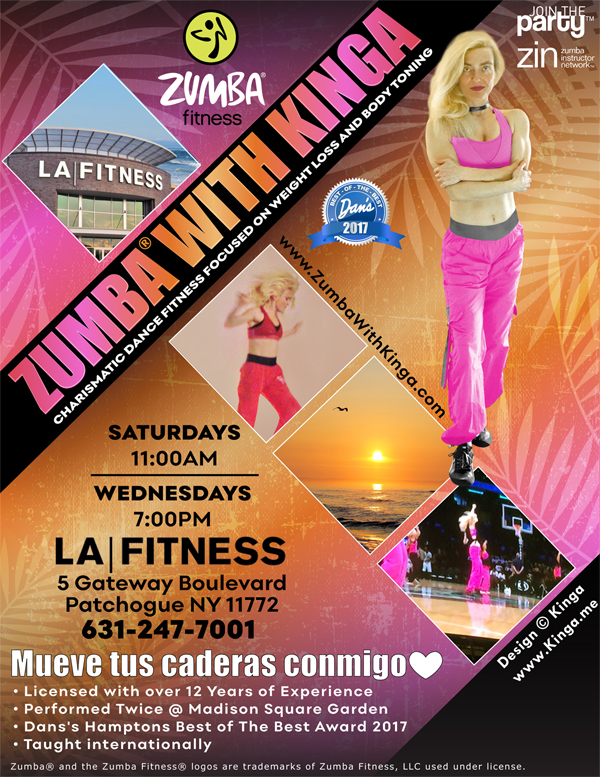 Dance Fitness with Kinga at LA Fitness Long Island New York