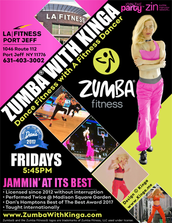 Zumba with Kinga at LA Fitness