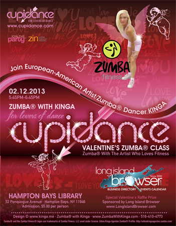 CUPIDANCE Valentine's Zumba Class with European American Artist Zumba Dancer KINGA