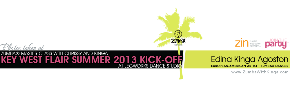 Key West Flair Summer Kickoff Zumba Master Class with Long Island's Hot Zumba Dancers Chrissy and Kinga at Legworks Dance Studio in Mastic, Long Island, New York