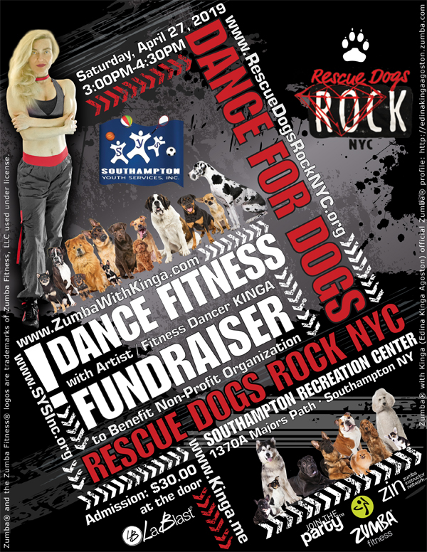 Dance For Dogs Dance Fitness Fundraiser to Benefit Rescue Dogs Rock NYC