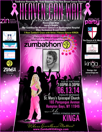 Zumbathon Breast Cancer Charity Benefit  Fundraiser